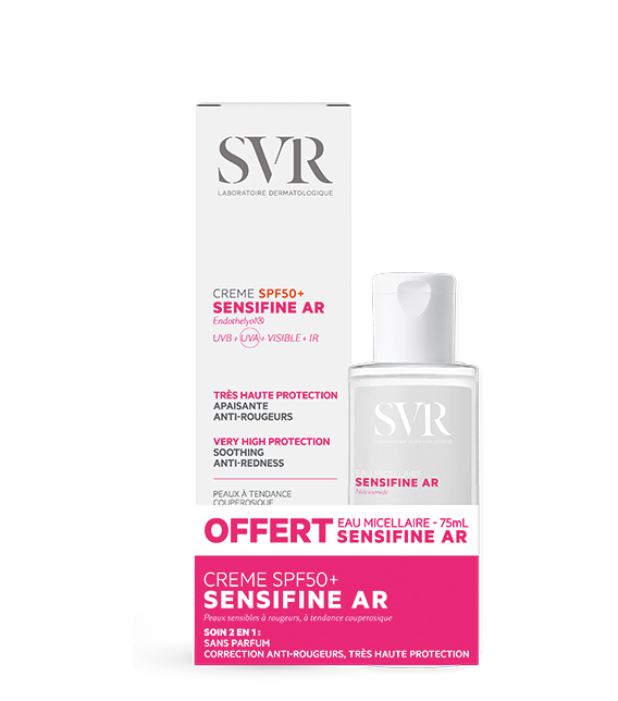 Set Sensifine AR Creme SPF50+ 40ml + Eau Micellaire 75ml