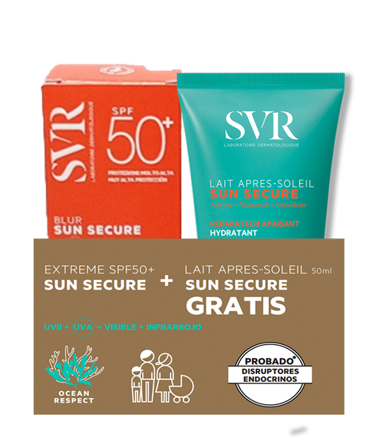 Set Sun Secure Extreme+ SPF50+ 50ml + Sun Secure Lait Apres Soleil 50ml