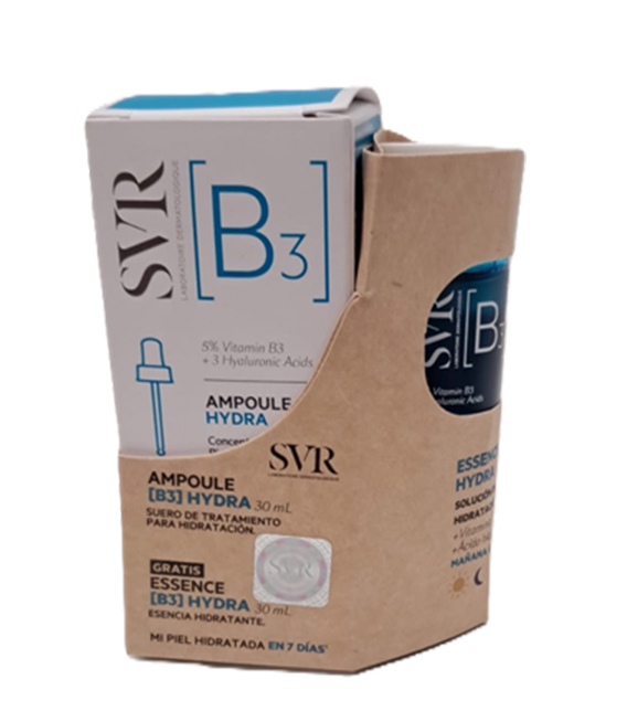 Set Ampoule B3 Hydra Concentrado Reparador 30ml + Essence B3 Agua De Vitaminas 30ml